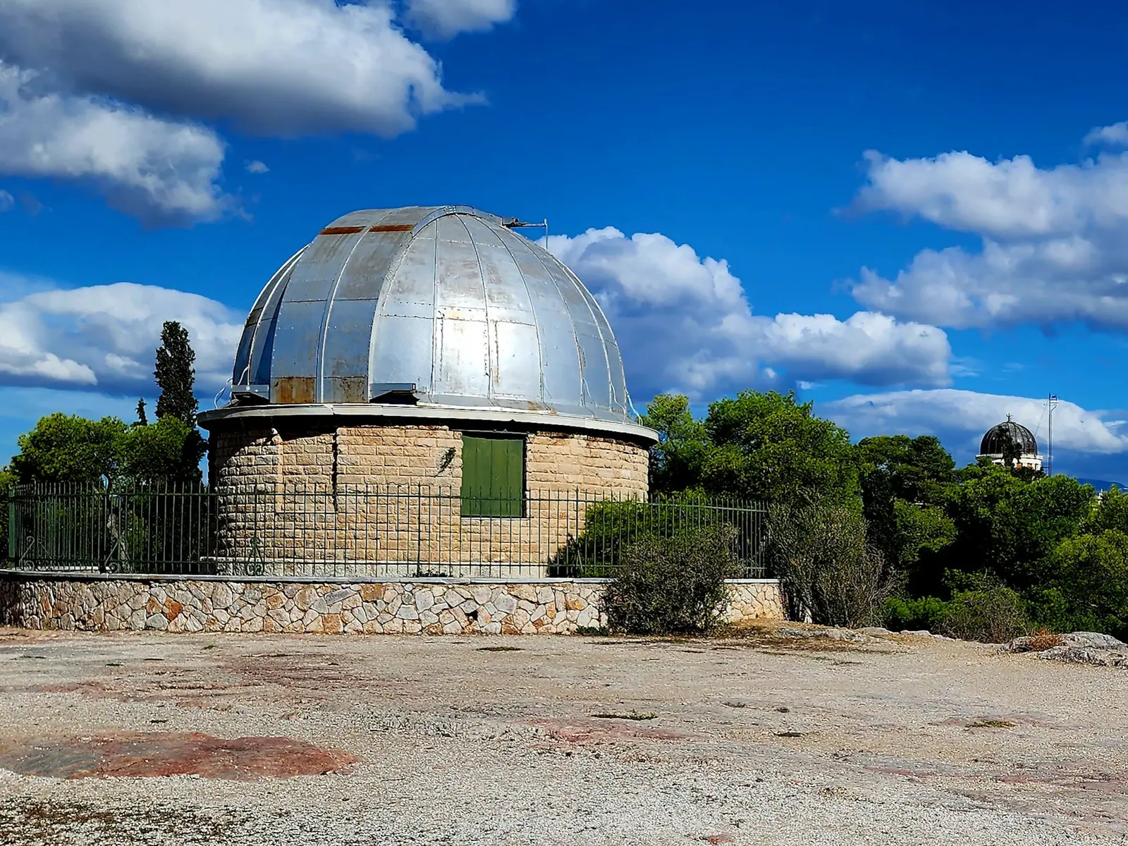 Telescope located on Pnyx Hill