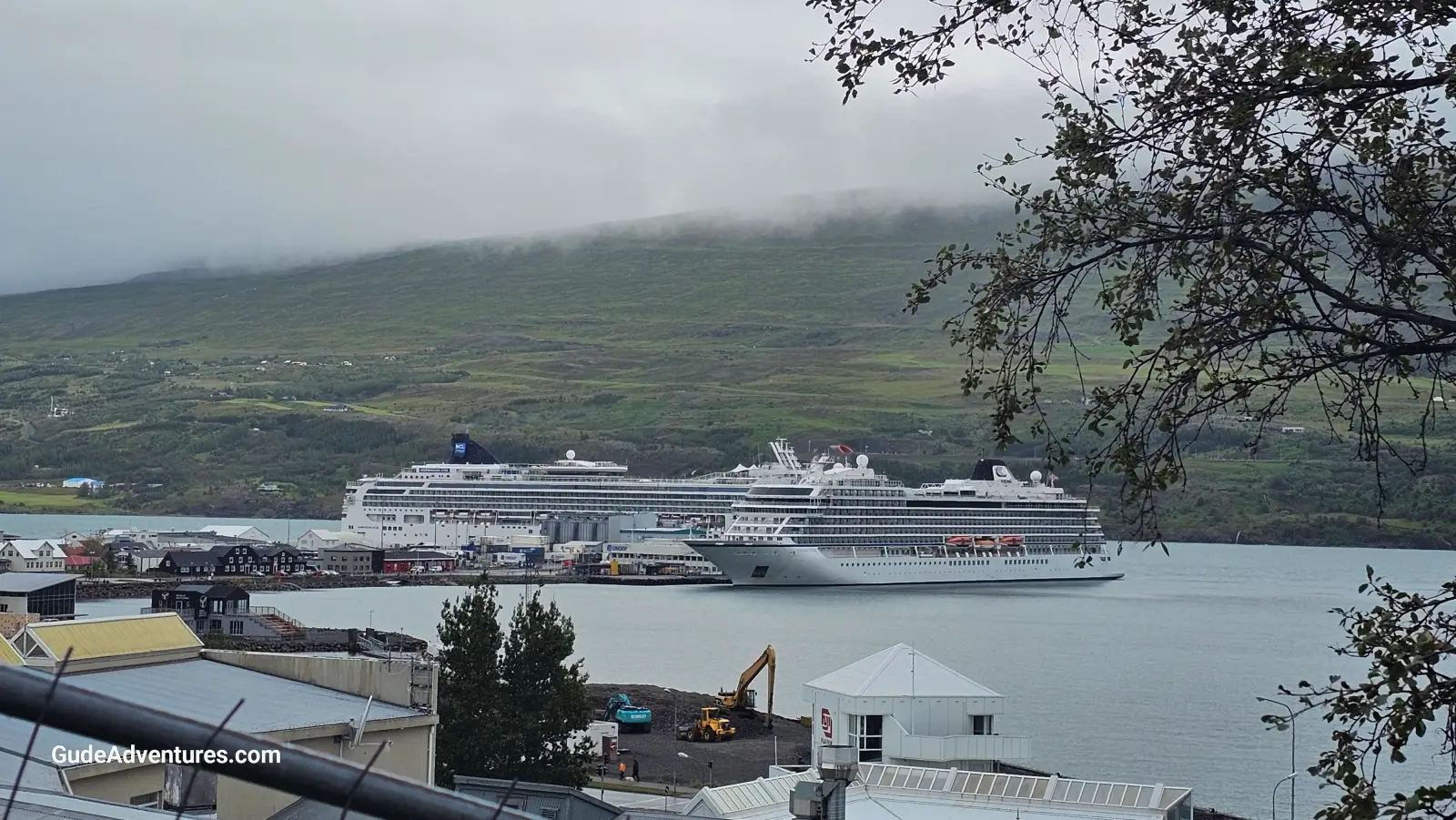 View of the port from the St Peter's Catholic church