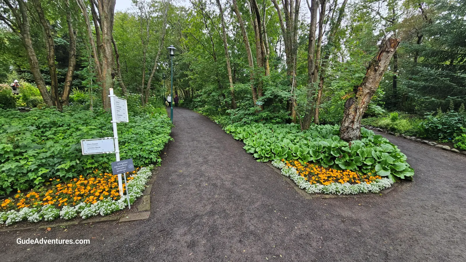 Akureyri Botanical Gardens pathways