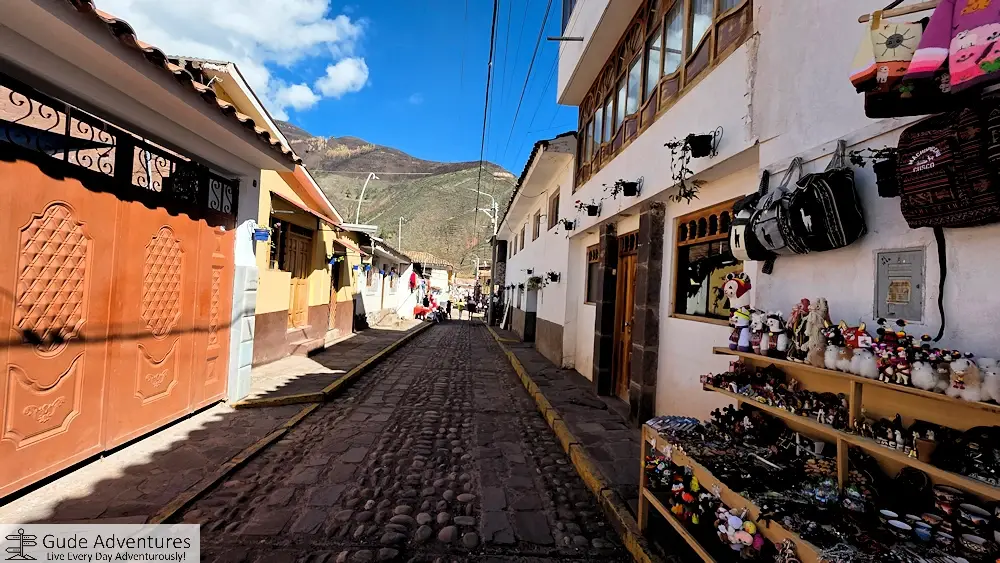 Street thru the town of Andahuaylillas