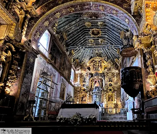 Inside the Church of San Pedro Apóstol