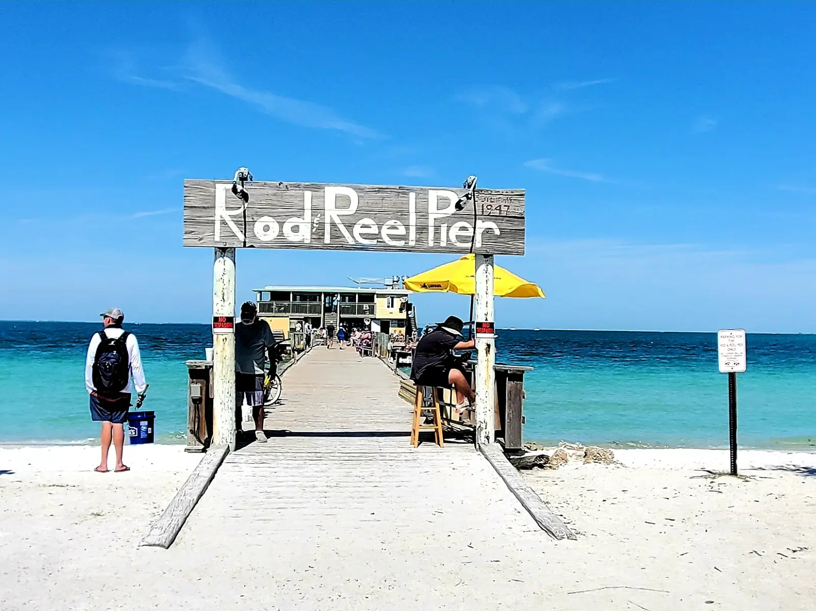 Rod and Reel Pier was destroyed by Hurricane 