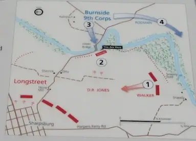 Antietam National Battlefield map