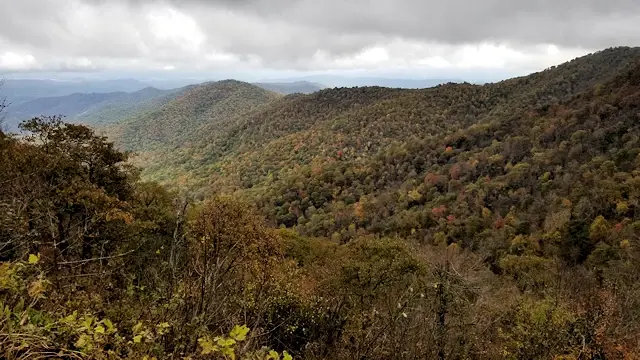Appalachian Mountains from the Blue Ridge Parkway