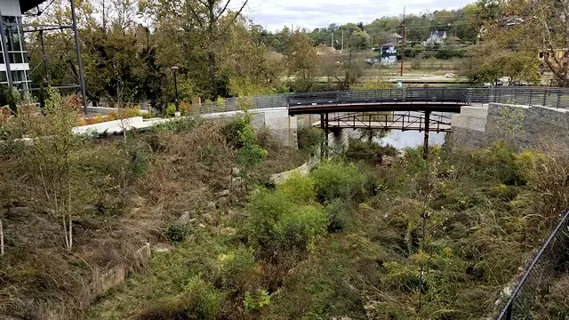 Near the French Broad River in Asheville, North Carolina