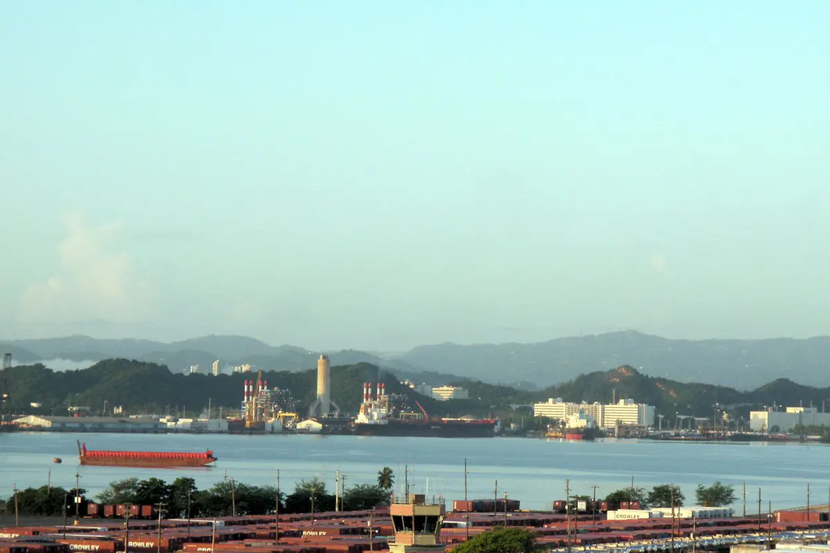 View from Bacardi across the bay