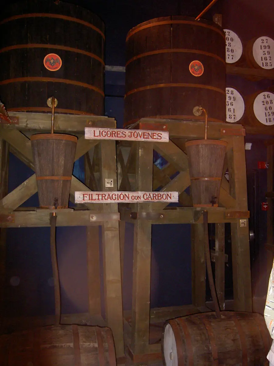 Rum filtration process