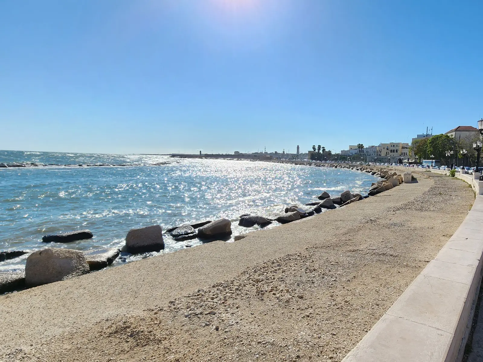 Bari coastline