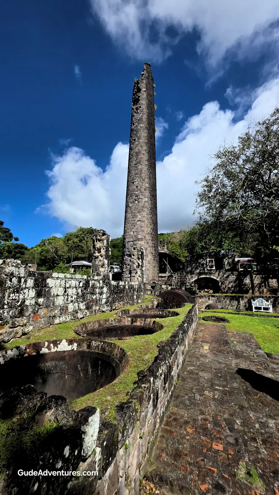 Old rum distillery at the Wingfield Manor Estate