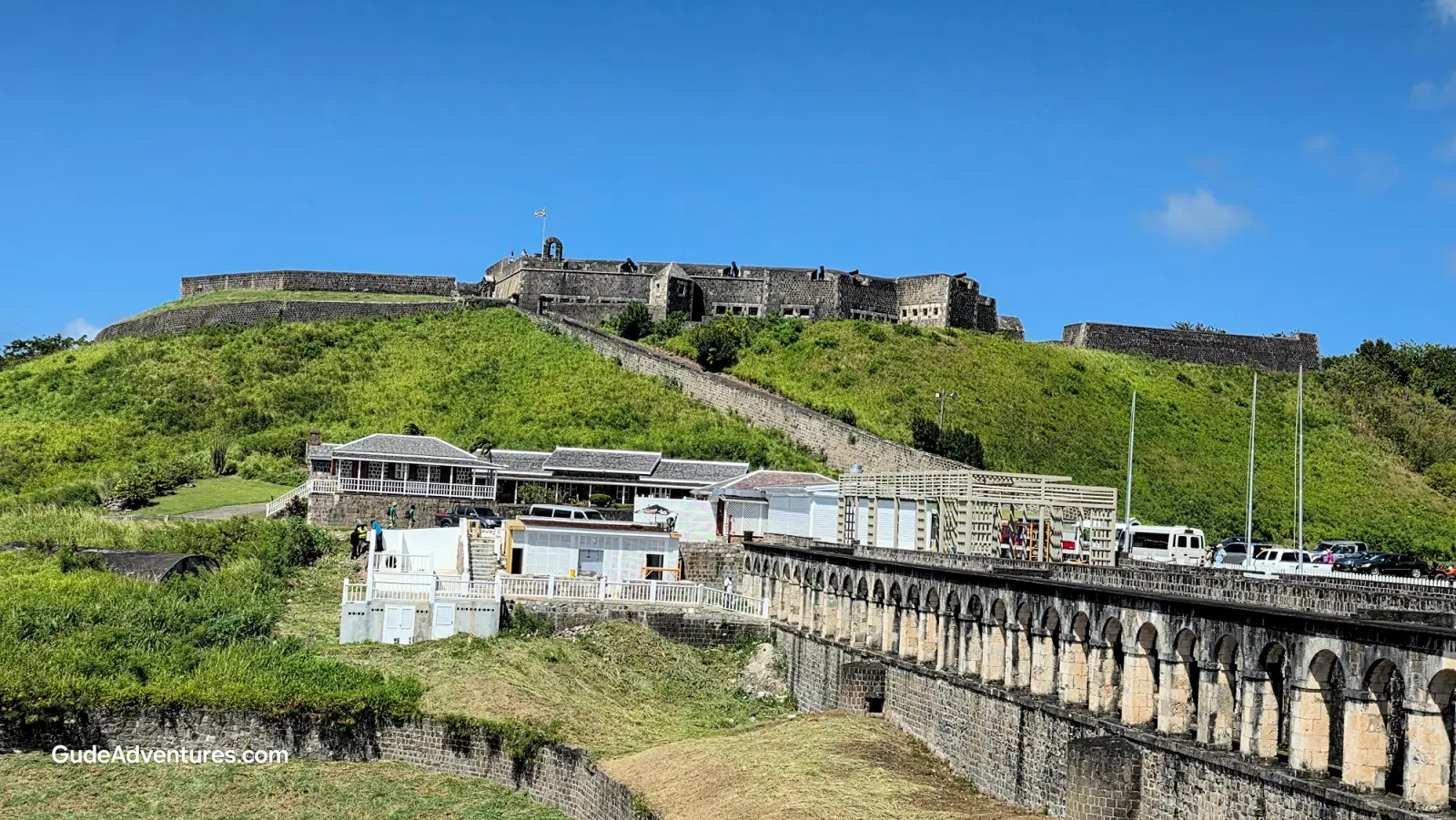 The 1690 fortress on Brimstone Hill