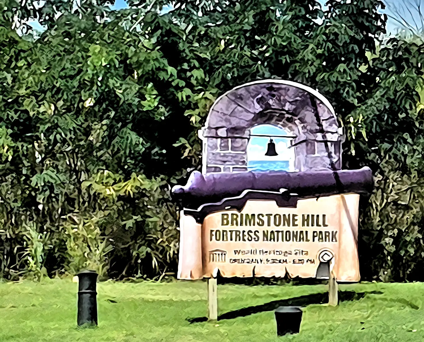Brimstone Hill Fortress National Park Sign