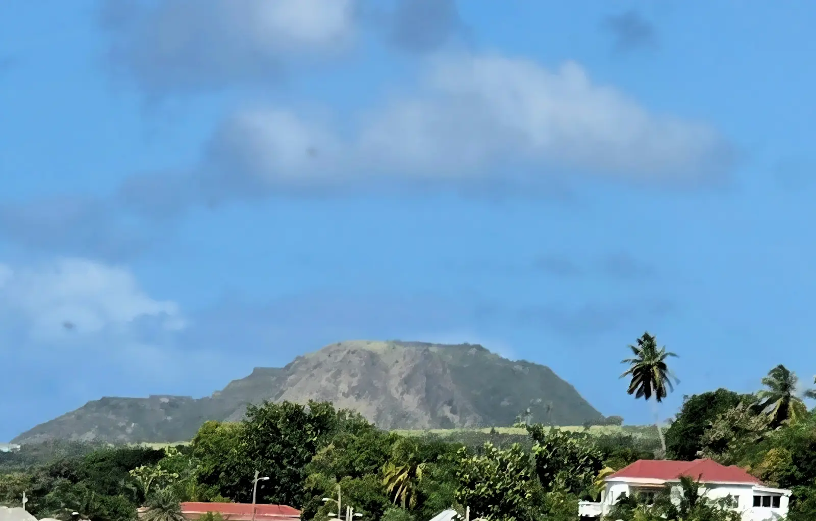 View of the 800 ft Brimstone Hill 