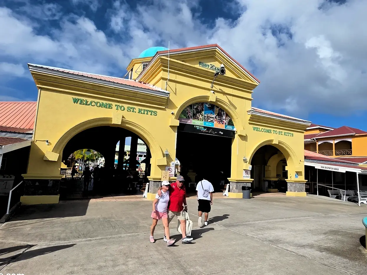 Port entrance at Basseterre, St Kitts