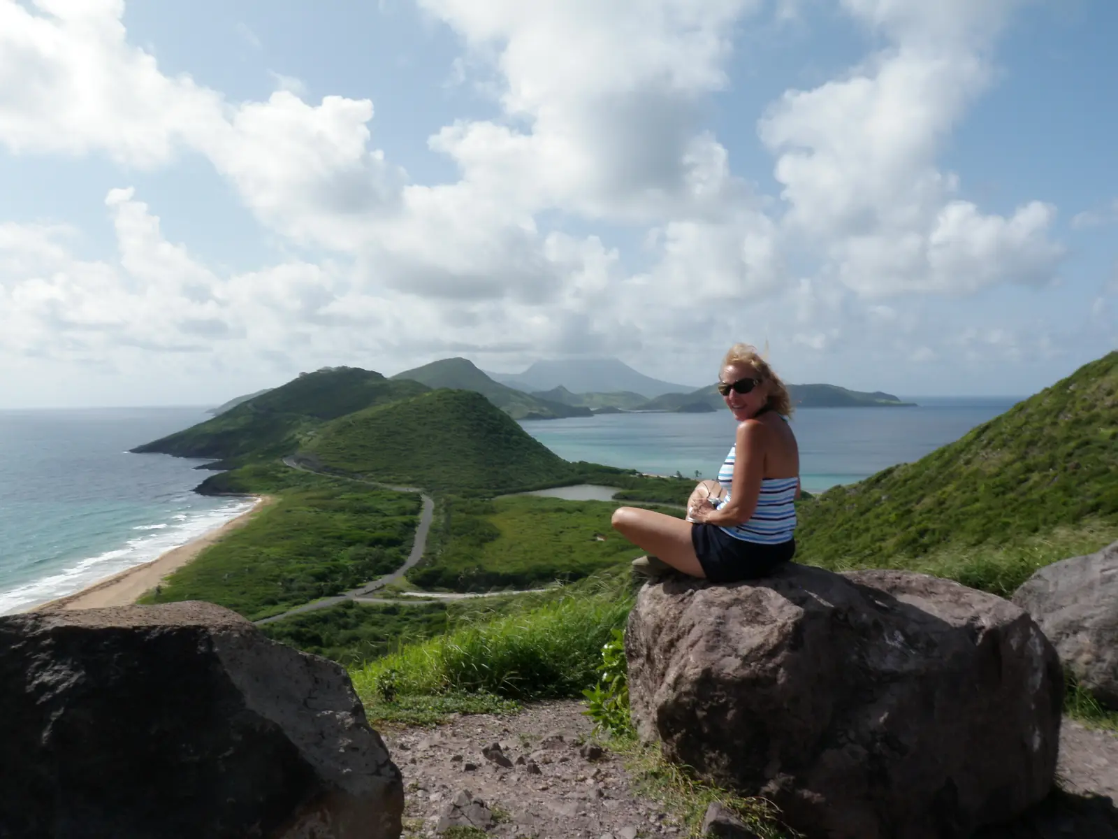 View to Nevis from St Kitts