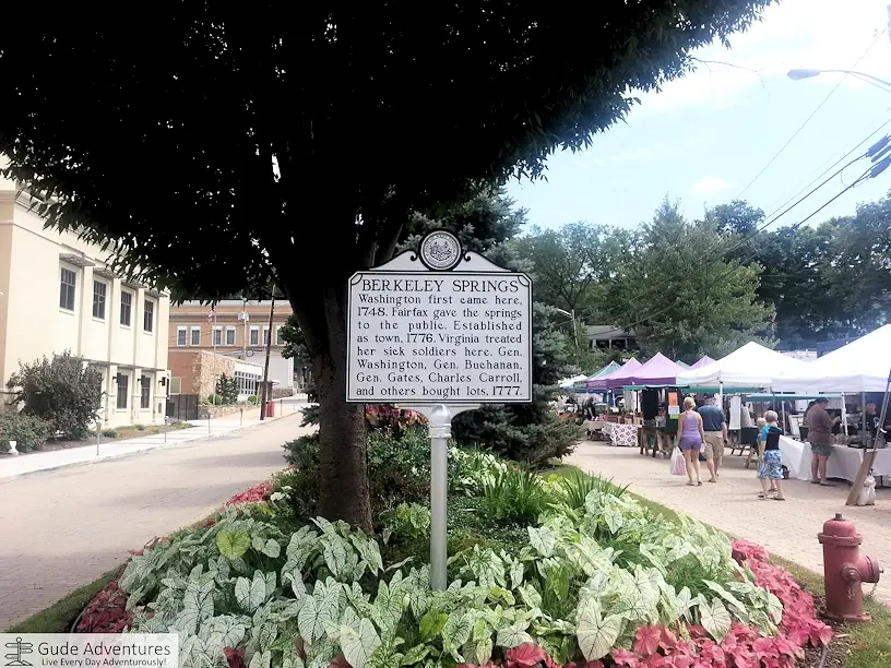 Berkley Springs historic marker