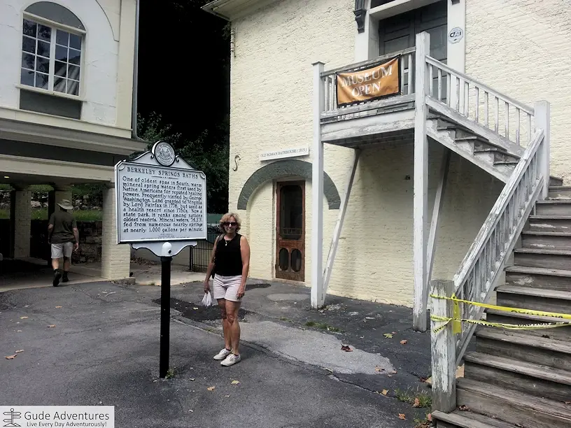 Berkley Springs Baths historic marker