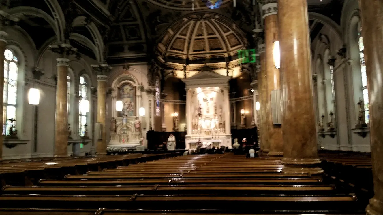 Inside the St Anne Catholic Church