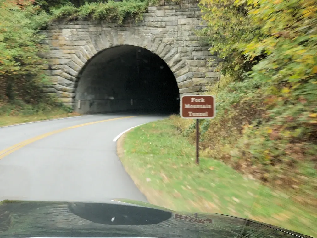 Fort Mountain Tunnel on the Blue Ridge Parkway 