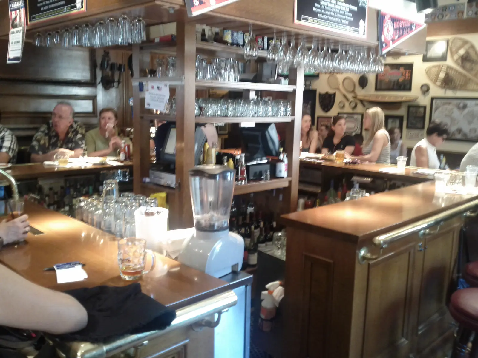 Inside the Cheers bar