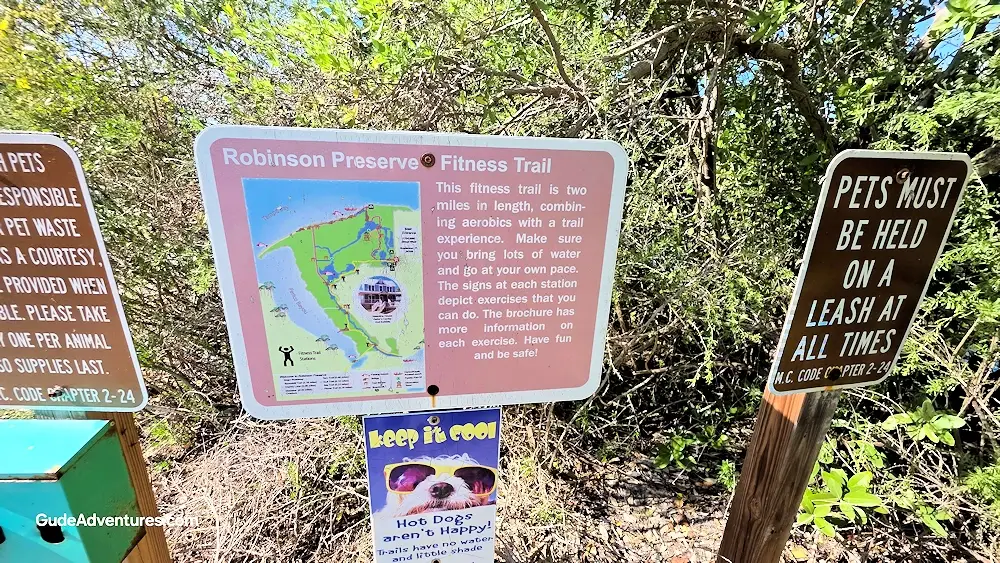 Robinson Preserve sign