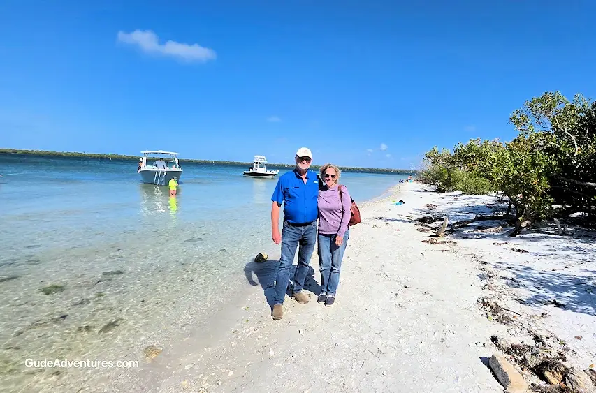 The beach on Tampa Bay at the De Soto National Memorial