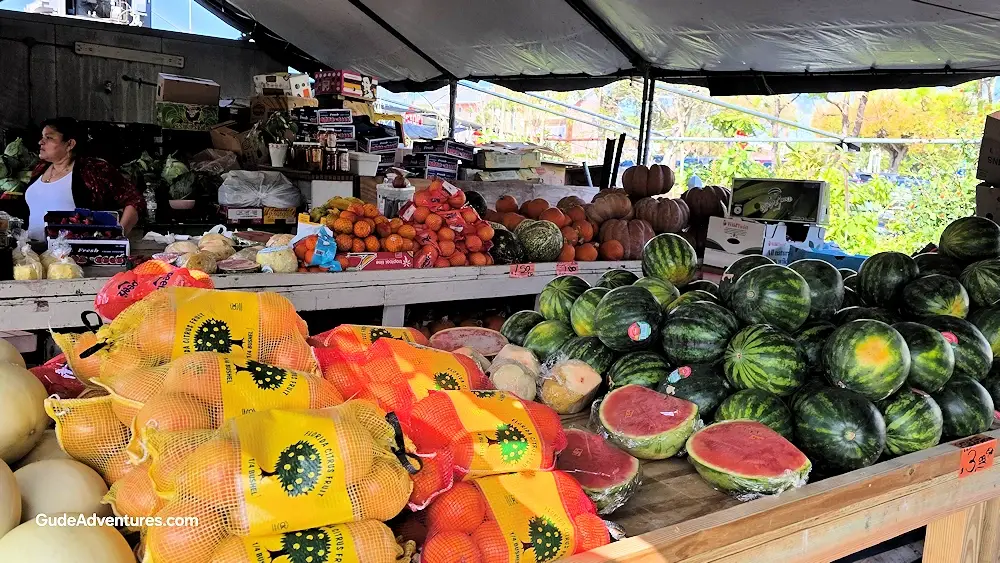 Produce at the Red Barn Flea Market in Bradenton