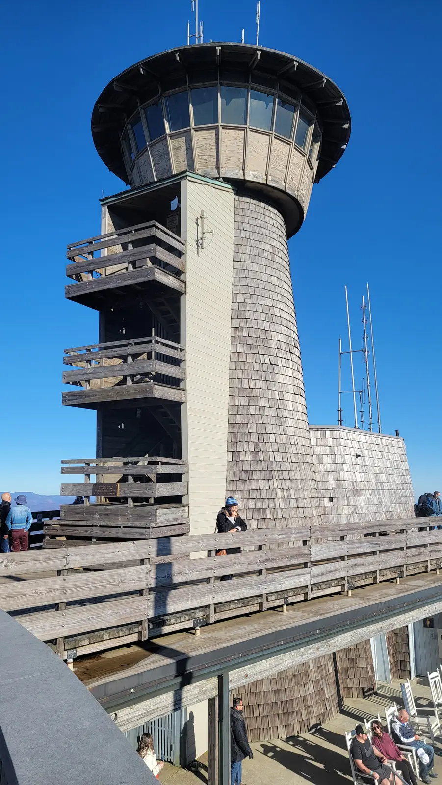 The observation tower at Brasstown Bald