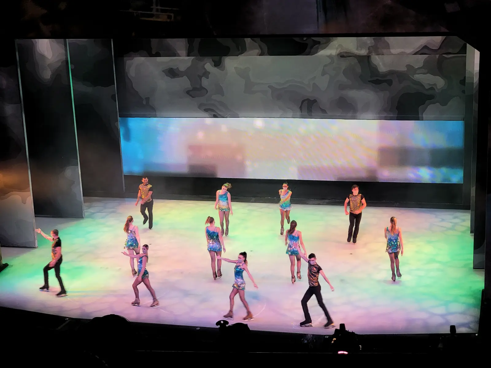 Ice skating show at the Moroccan Theater