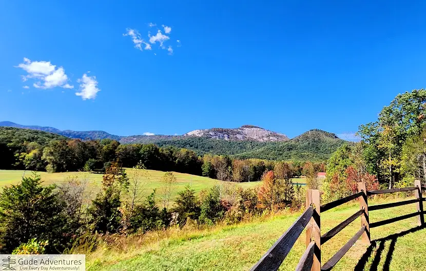 View of Table Rock from the highway
