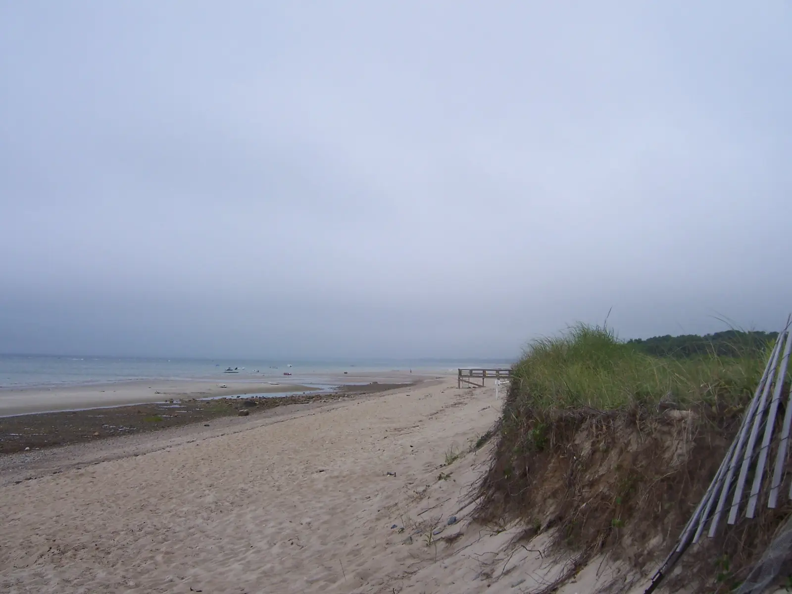 The beach on Cape Cod Bay at Brewster