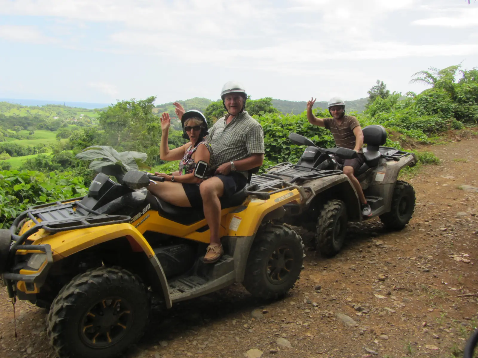 ATV riding at the Carabali Rainforest Park 