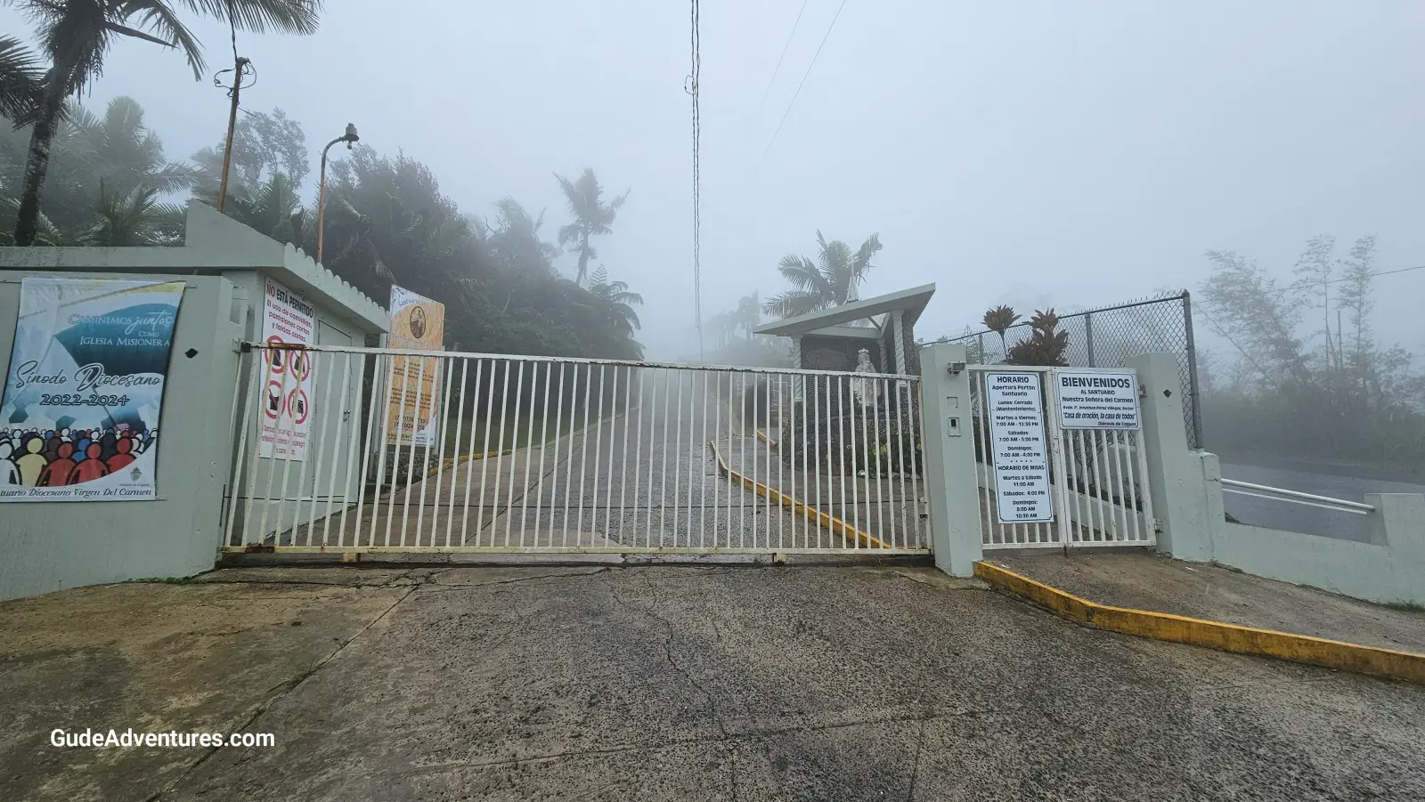 The church at Cerro La Santa 