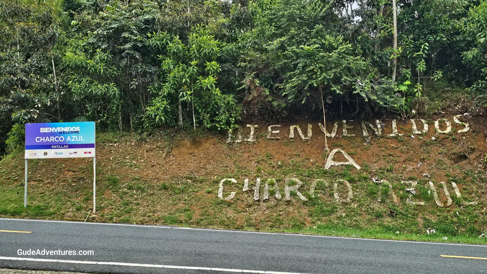 Entrance to Charco Azul