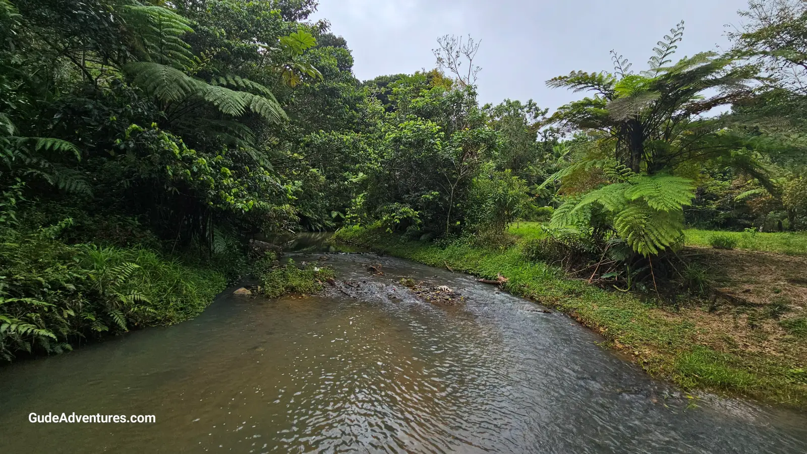 The Charco Azul river
