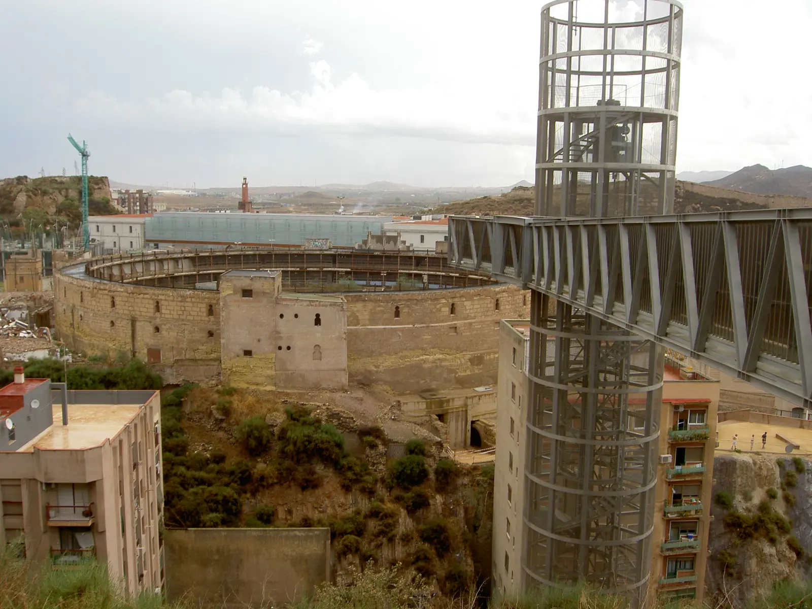 Bull fighting ring
