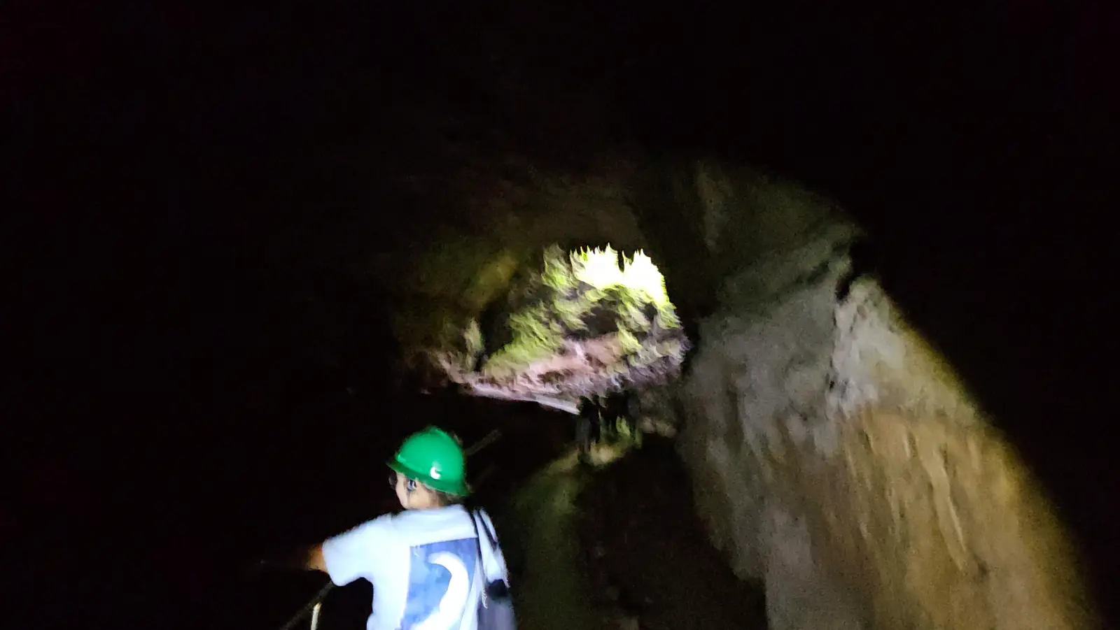 View from the pathway to the north opening of the cave