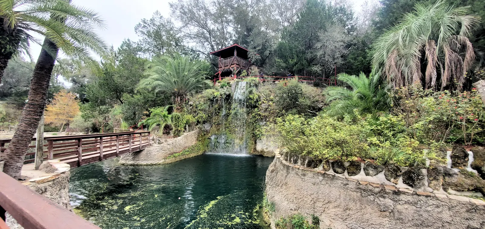 Cedar Lakes Woods and Gardens waterfall