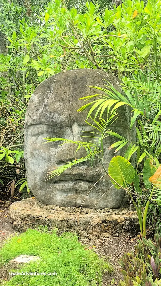 Replica of ancient Mayan sculpture at Chankanaab