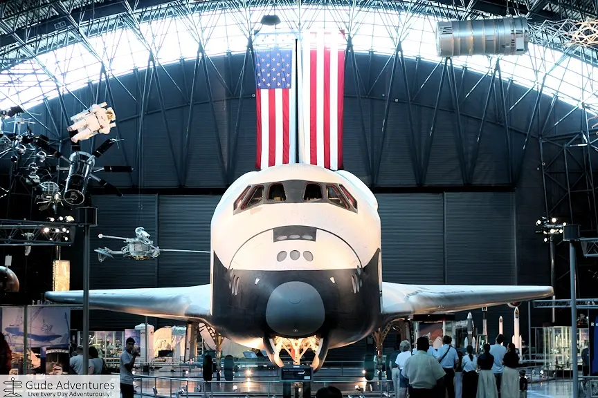 Space Shuttle inside the Smithsonian Air and Space Museum’s Udvar-Hazy Center