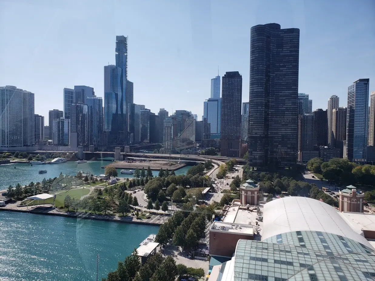 The Chicago waterfront