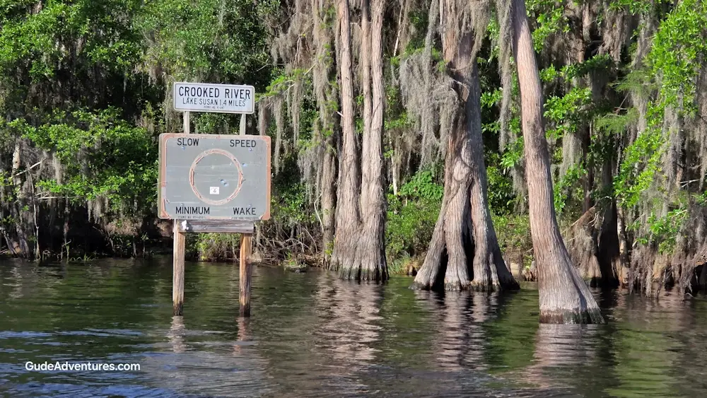 Crooked River between Lake Minnehaha and Lake Louisa in Clermont