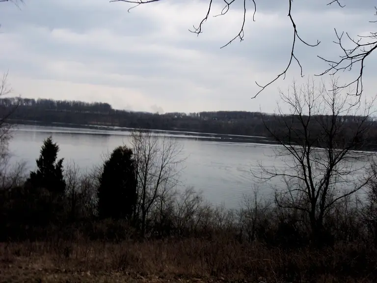 View of Lake Marburg from the trail