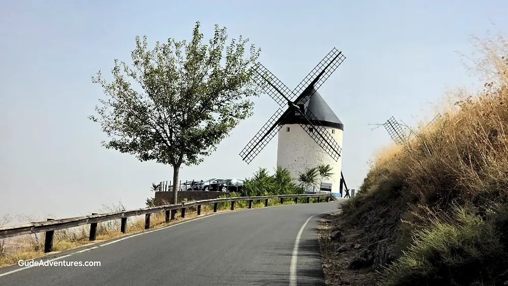 One of the windmills on the hilltop