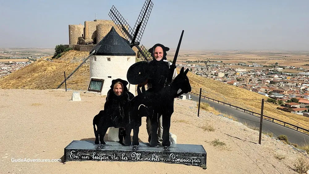 Posing as Don Quixote and Sancho Panza