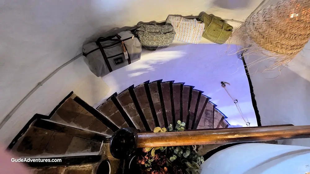 Stairway inside the windmill