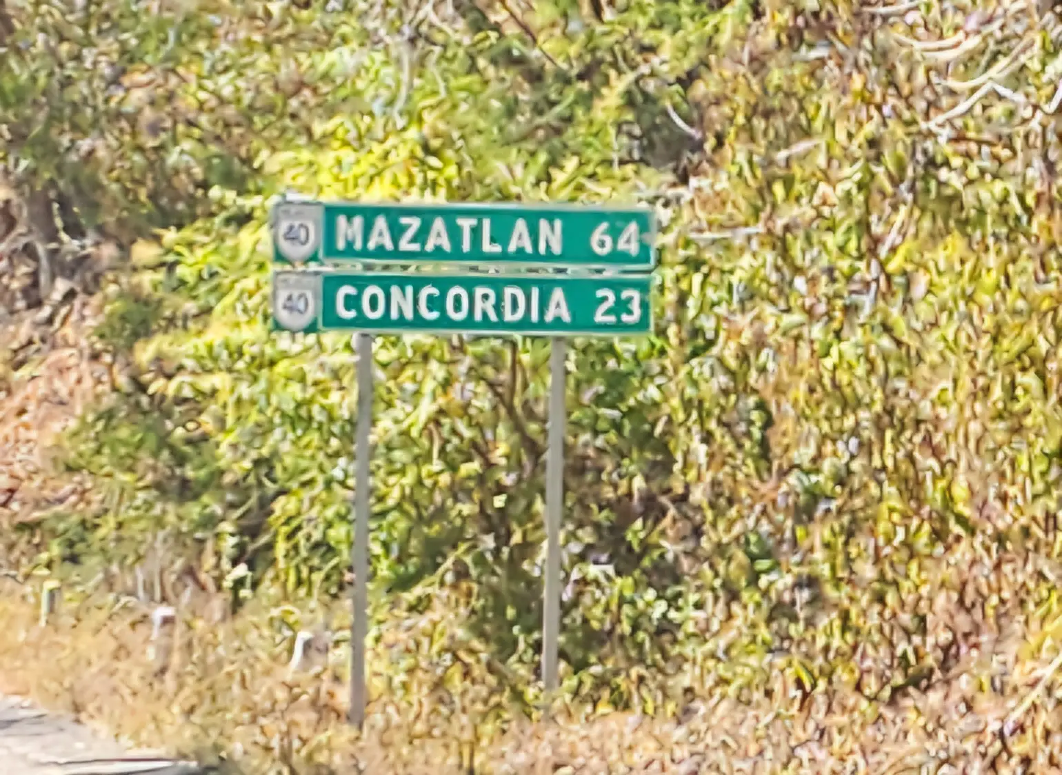 Highway back to Mazatlan