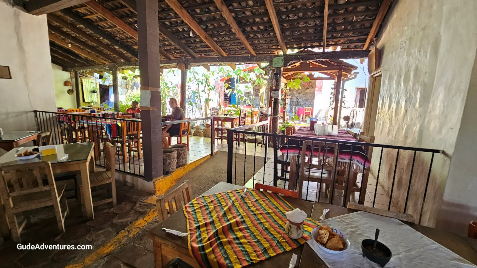 Inside the Restaurante Alejandro