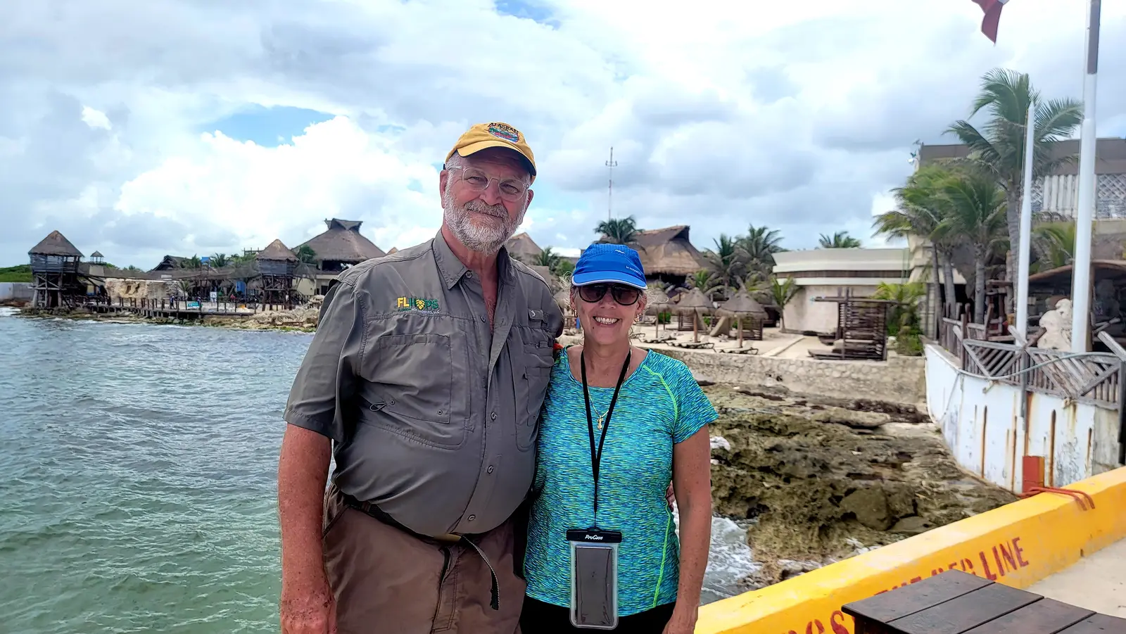 The port at Costa Maya