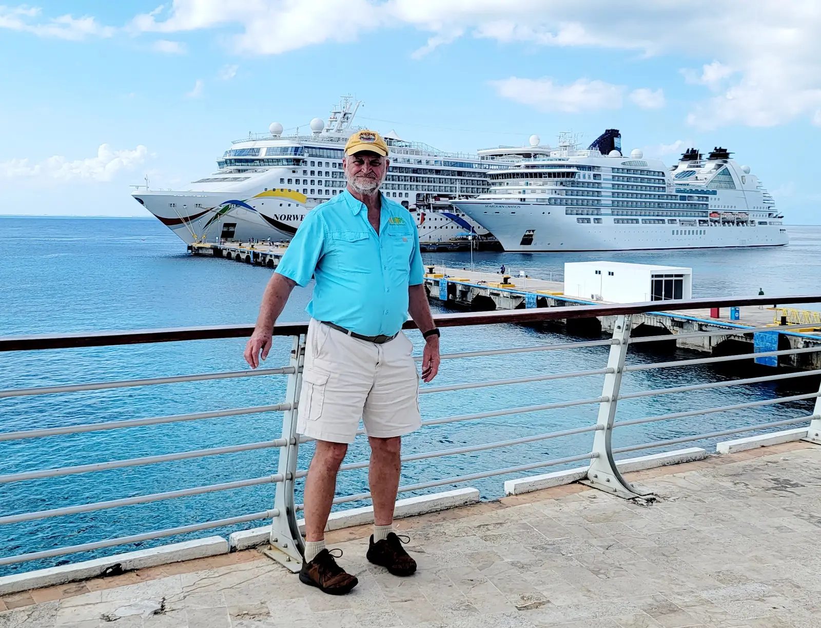The port of Cozumel