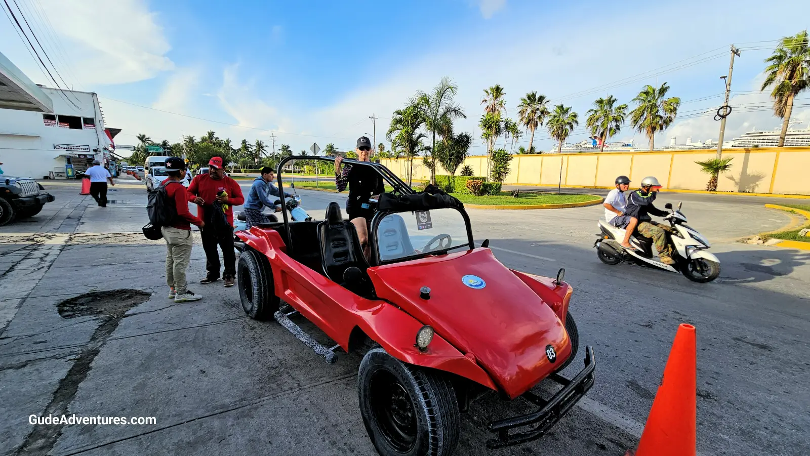 Buggy tour of the island